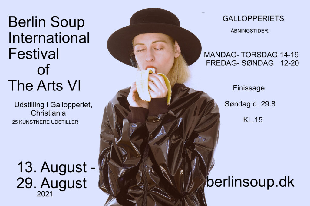 Berlin Soup 2021 plakat 13-29 august